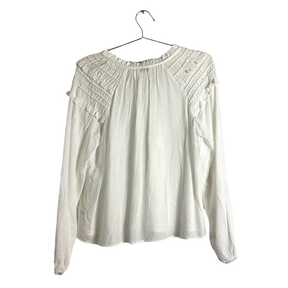 Current Air Ruffle Trim Blouse Size M - Picture 5 of 5